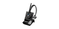 EPOS | Sennheiser Impact SDW 5036 DECT Wireless Office Monoaural Headset w/ base station, for PC, Desk Phone & Mobile, Included BTD 800 Dongle