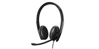 EPOS | Sennheiser ADAPT 165 II On-ear double-sided headset with 3.5 mm jack and leatherette earpads. Certified with Chromebook.