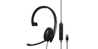 EPOS | Sennheiser ADAPT 130 USB II, On-ear, single-sided USB-A headset with in-line call control and foam earpad. Optimised for UC