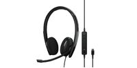 EPOS | Sennheiser ADAPT 160 USB-C II On-ear, double-sided USB-C headset with in-line call control and foam earpads. Optimised for UC.