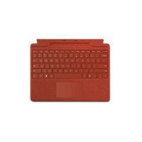 Surface Pro 8/X Signature Keyboard (type cover) Poppy Red with Pen Bundle