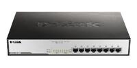 D-LINK DGS-1008MP 8-Port Gigabit PoE Unmanaged Switch with 140W PoE Budget