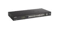 D-Link 26-Port Gigabit Smart Managed Switch with 24 PoE and 2 Combo RJ45/SFP ports (370W PoE budget)