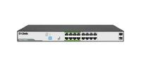 D-Link 18-Port Gigabit PoE Switch with 16 PoE+ Ports (8 Long Reach 250m) and 2 SFP Uplinks