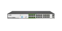 D-Link 26-Port Gigabit PoE Switch with 24 PoE+ Ports (8 Long Reach 250m) and 2 SFP Uplinks