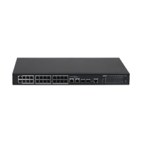 Dahua 26-Port Gigabit Ethernet Switch, 24-Port Poe Dh-Pfs4226-24gt2gf-360