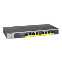 NETGEAR 8-Port PoE/PoE+ Gigabit Ethernet Unmanaged Switch GS108PP 