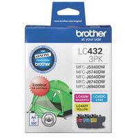 Brother LC432XL CMY Colour Pk
